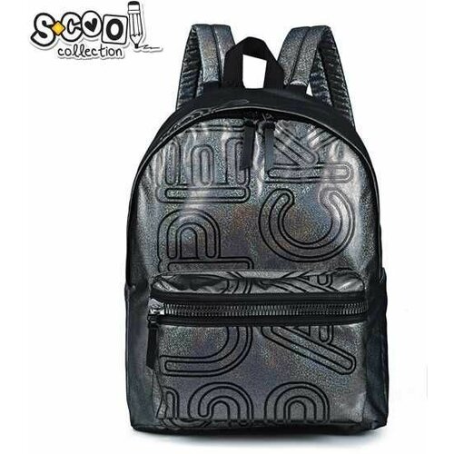 Scool Ranac Teenage Superpack Black Metalic SC1652 Slike