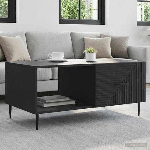  Kava Stol Crna 90 x 50 x 40 cm Konstruirano drvo Cijene