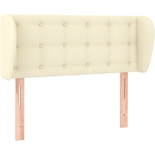 Maison Chic vzglavna omarica - nočna omarica - posteljna omarica z ušesi krem 103x23x78/88 cm umetno usnje, (21708245) Cene