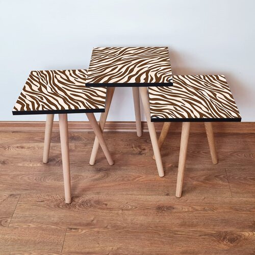 Hanah home Set 3 stočića 3Shp150 Brown Cene