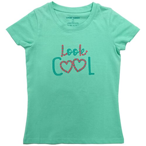 Lucky Kiddo majica KR LK-KGT SS 1_24 021561 D zelena 122 Slike