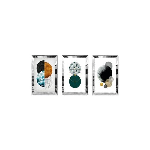 WALLXPERT Slika Huhu404, 50x70 cm, 3 dijela Cijene