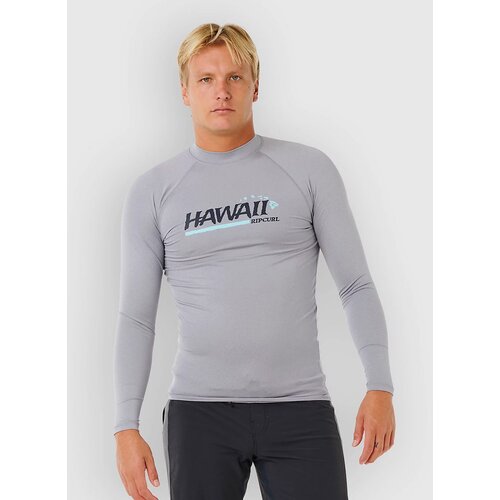 Rip Curl Hawaii Gritty UPF Per Longsleeve Lycra grey marle Cene