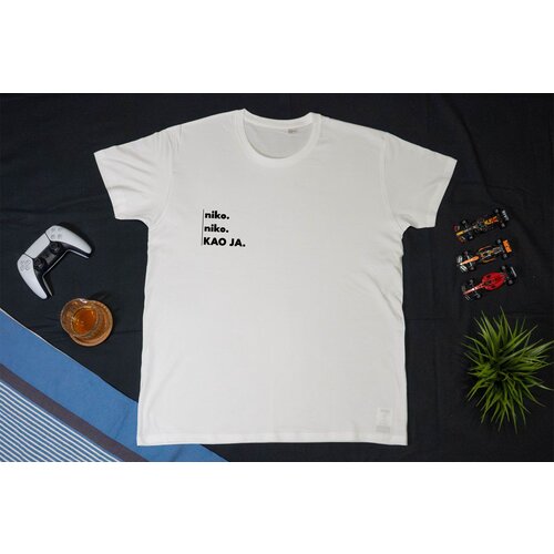  niko kao ja - unisex majica bela Cene