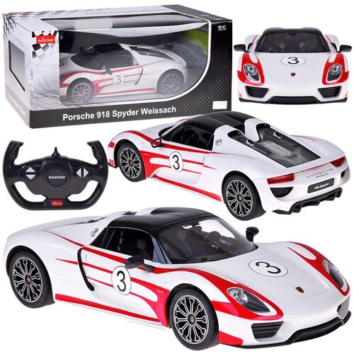 Rastar automobil na daljinsko upravljanje Porsche 918 Spyder 1:14 s daljinskim upravljačem i svjetlima RC0711 Slike
