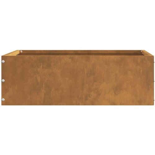 vidaXL Robovi trave Rjav 40 x 40 x 13 cm Vremensko odporno jeklo Cene