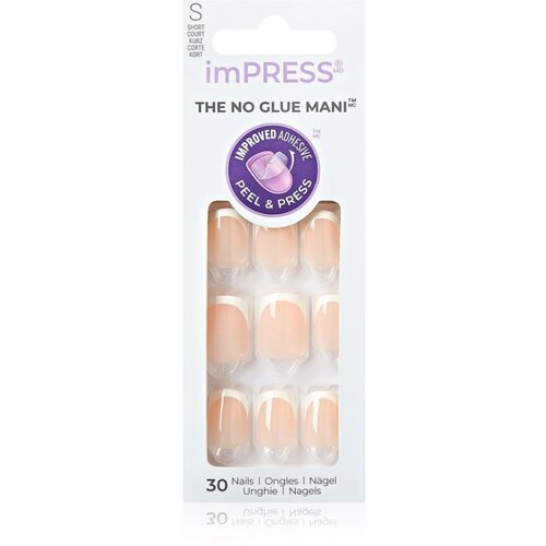 Kiss imPRESS The No Glue Mani Umjetni nokti samoljepljiv Model 30 kom Cene