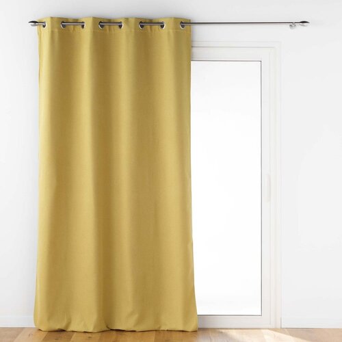 Douceur d int&amp;eacute;rieur Žuta zavjesa sa zvučnom izolacijom 140x260 cm Jupiter &amp;ndash; Slike