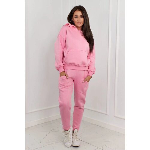 Kesi Insulated set sweatshirt + trousers light pink Cene