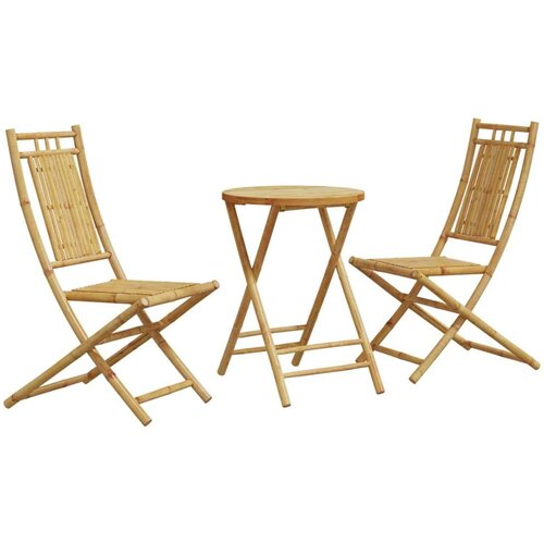 VidaXL 3-dijelni bistro set od bambusa Slike
