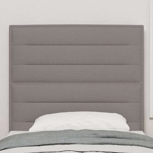  Naslon za glavu s linijama dizajna Taupe 90 cm Tkanina Slike
