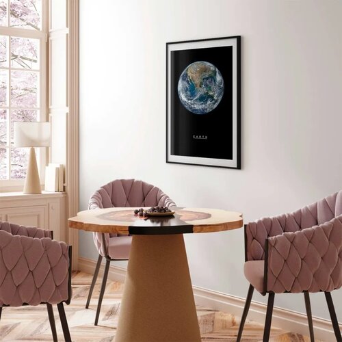  Plakat - Earth 60x90 Crni okvir s margom Cene