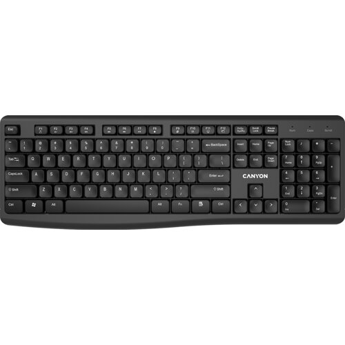 Canyon Wireless Chocolate Standard Keyboard ,105 keys Slike