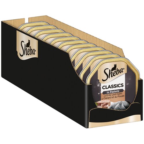 Sheba pakiranje Sheba pladnji 44 x 85 g - Classics v pašteti raca in piščanec Cene