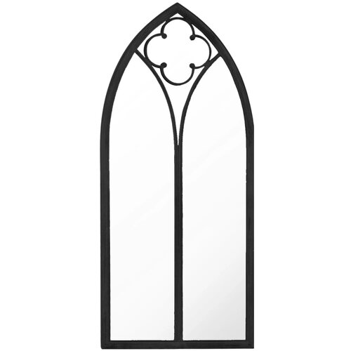 Maison Chic Ogledalo - Zrcalo - Kozmetično ogledalo črno 100x45 cm železno za notranjo uporabo, (21697750) Cene