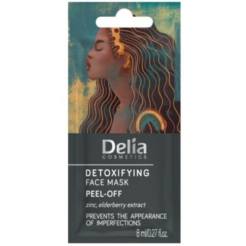 Delia maska na bazi aktivnog uglja za detoksikaciju kože lica 8ml | cosmetics Slike