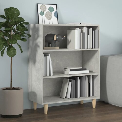 The Living Store Komoda betonsko siva 69,5x32,5x90 cm konstruiran les - Komoda, (21662403) Cene