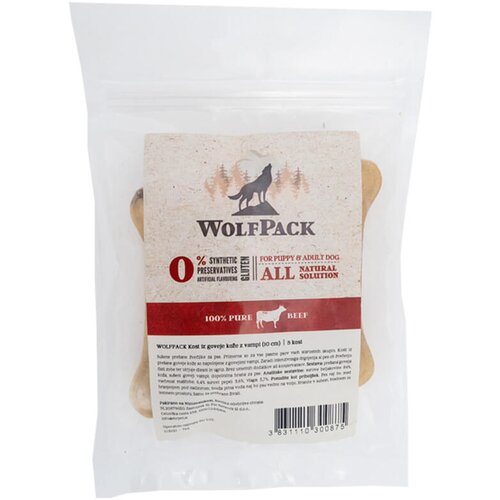 WolfPack kosti iz goveje kože, polnjene z vampi - 10 cm Cene