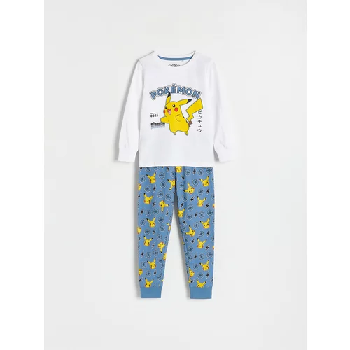 Reserved - Komplet dvodijelne pidžame Pokémon - steel blue