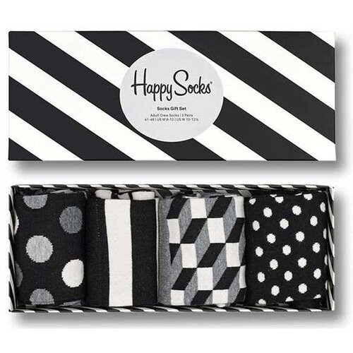 Happy Socks 4-pack Classic Black & White XCBW09-9150 Cene