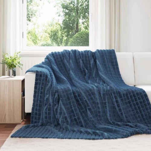  Odeja Temno modra 270 x 240 cm Flis, (5000288279) Cene
