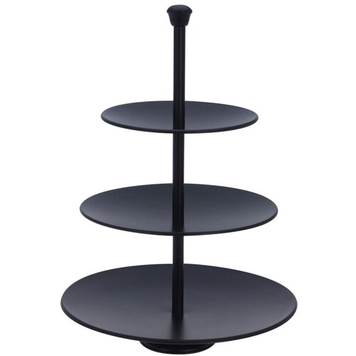  Excellent Houseware stalak za posluživanje s 3 razine 36 5 cm mat crni Cijene