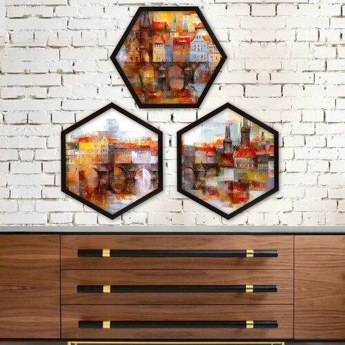Wallity uramljena slika 6GEN739130269, 35x35 cm, 3 dela Cene