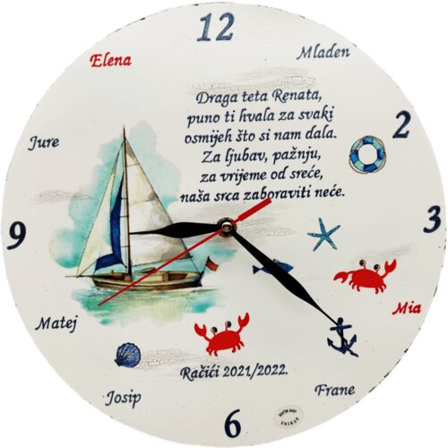  Stenska ura Darilo za vzgojiteljice v vrtcu! Š1794 Cene
