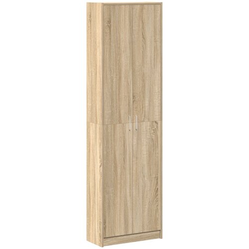 VidaXL Garderoba Sonoma hrast 55x25x189 cm Konstruirano drvo Slike