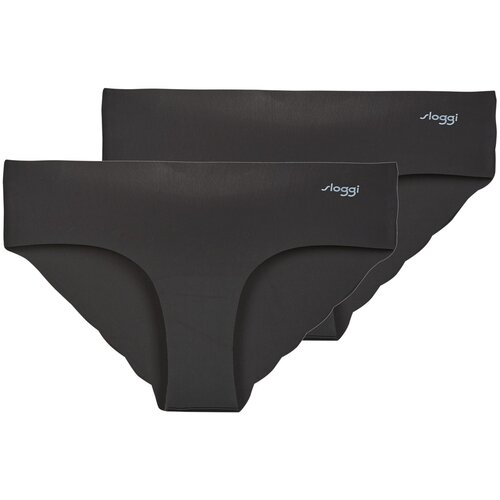 Sloggi Hlačke ZERO Microfibre 2.0 Hipster PACK DE 2 Črna Slike