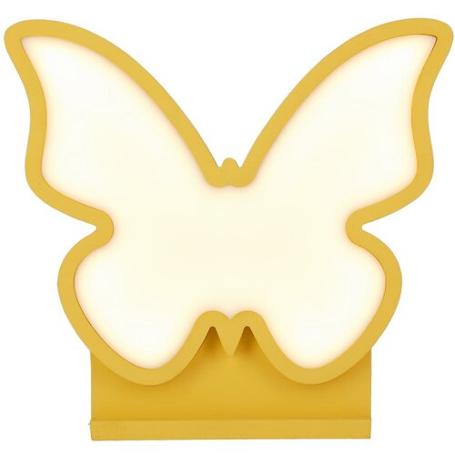 Candellux Lighting Rumena otroška namizna svetilka Butterfly – Cene
