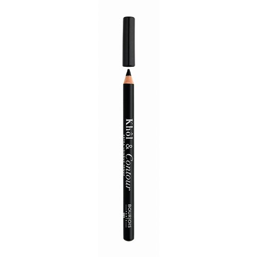 Bourjois Kh&amp;ocirc;l &amp;amp; Contour Extra Longue Tenue dolgoobstojni svinčnik za oči odtenek 001 Noir-issime 1.2 g Slike