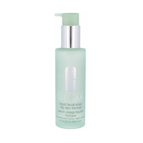 Clinique 3-Step Skin Care 1 Liquid Facial Soap milo za nežno čiščenje kože 200 ml za ženske