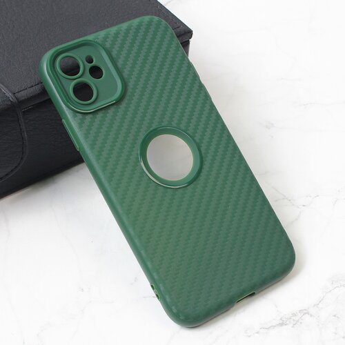 Torbica carbon stripe za iphone 11 6.1 zelena Slike