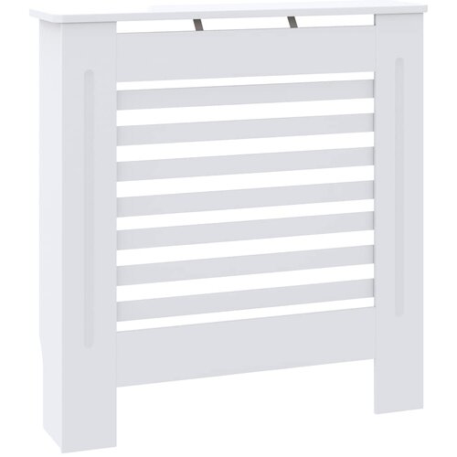 vidaXL Pokrov za radiator MDF bel 78 cm, (20769751) Cene