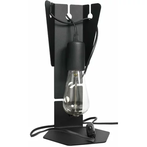 Nice Lamps Crna stolna lampa (visina 31 cm) Viking –