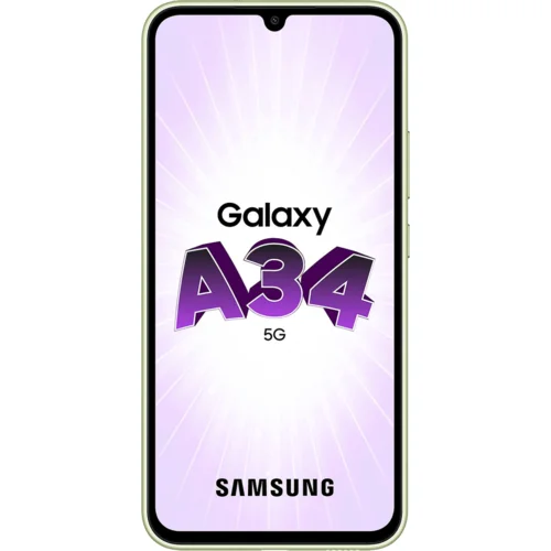 Samsung Smartphone 6.6″, 5G, Octa Core 2.6GHz, RAM 8GB, 48Mpixel – Galaxy A34 5G 8GB/128GB Lime