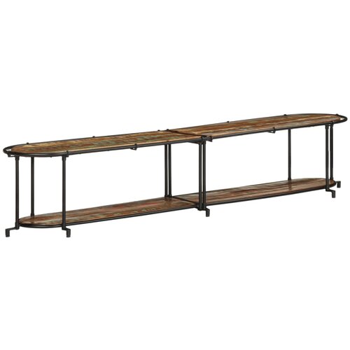 VidaXL TV ormarić 200x42x40 cm od masivnog obnovljenog drva Slike