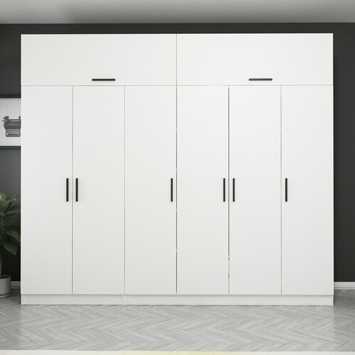 Hanah home Ormar Kale 270x235x52cm Bijeli Cene