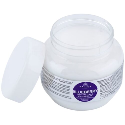 Kallos Cosmetics blueberry obnovitvena maska za suhe in po&amp;scaron;kodovane lase 275 ml Slike