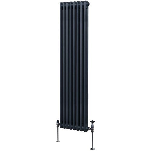 Monster tradicionalni radiator z 2 stolpcema - 1800 x 382 mm - antracitno siva, (21569873) Cene