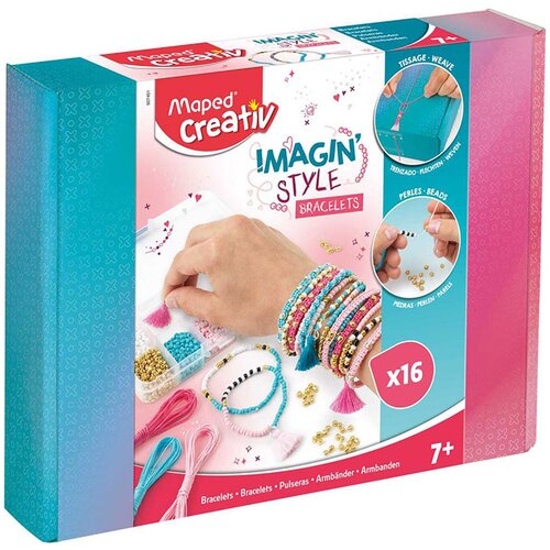 Maped Set kreativni Creativ, za izradu narukvica, pastelne boje 7+ Cijene