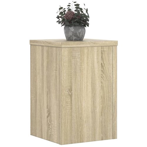  Stalci za biljke 2 kom boja hrasta 25 x 25 x 35 cm drveni Slike