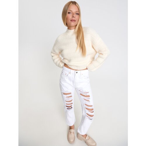 Sinsay ženske high waist straight traperice 2087F-00J Slike