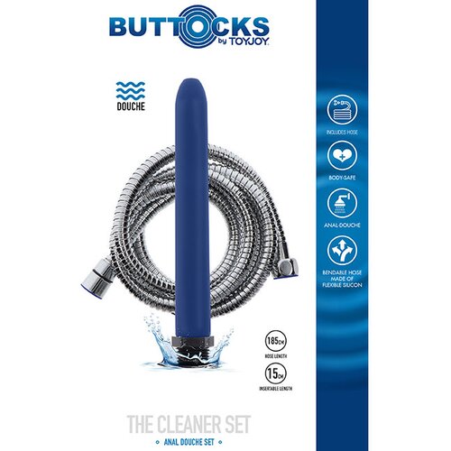 Toy Joy Buttocks The Cleaner Shower Set 15cm Blue Slike