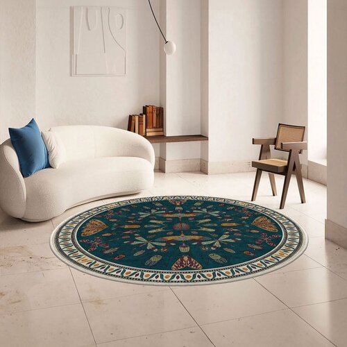 Conceptum Hypnose tepih, 90x90cm, plava Cene