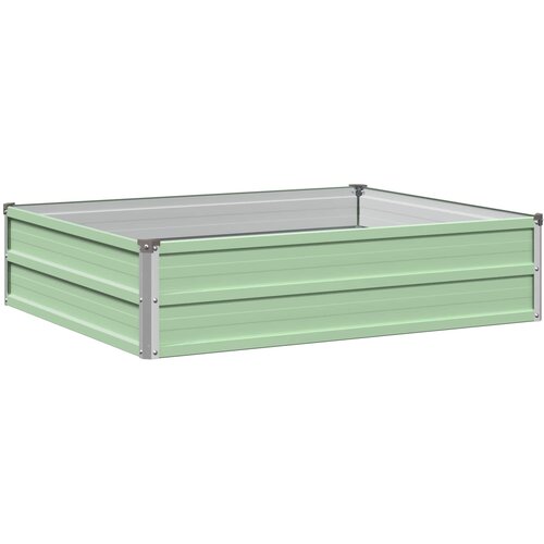  Povi&amp;scaron;eni vrtni krevet Pastelno zelena 100 x 80 x 24 cm Slike