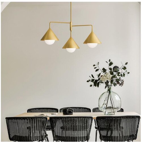  Alora Mood ALM-REMYCK3-GD - Luster na &scaron;ipci REMYCK 3xE27/60W/230V zlatna Cene