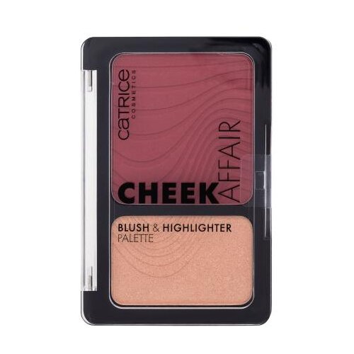 Catrice Cheek Affair Blush & Highlighter Palette paletka z rdečilom in osvetljevalcem 10 g Odtenek 020 end of friendzone Cene
