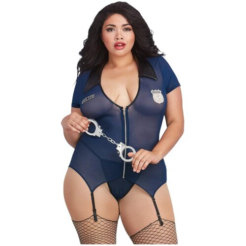 Dreamgirls Plus Size - kostim policajke (plavi) Cene